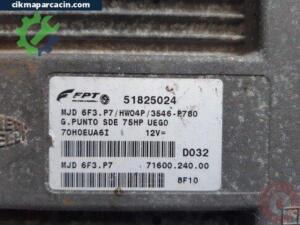 51825024,GRANDE PUNTO MOTOR BEYNİ,51825024 PUNTO MOTOR BEYNİ | ÇIKMA PARÇA OEM 51825024