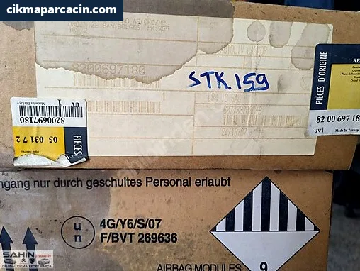 Renault 2 Tavan Airbag çıkma parça - ÖKKEŞ ŞAHİN OTOMOTİV CİTROEN PEUGEOT ÇIKMA Gaziantep