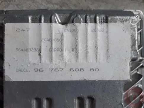 Citroen C4 Cactus ECU (Motor Beyni) çıkma parça - ÇIKMACI 41 Kocaeli