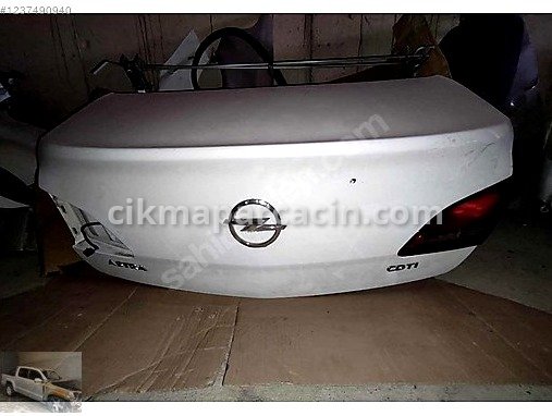 Opel Astra Bagaj Kapağı çıkma parça