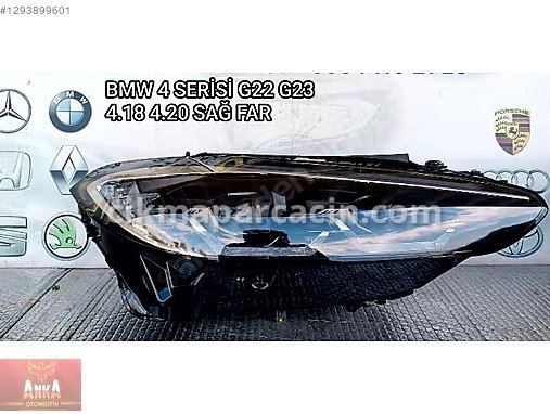 BMW 4 Serisi Far çıkma parça