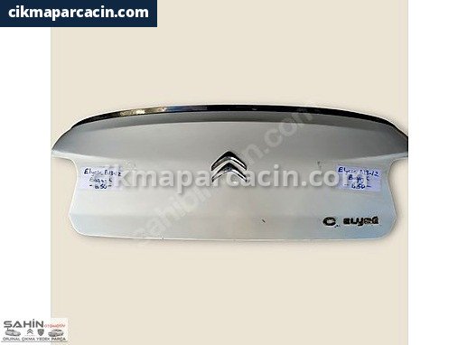 Citroen C-Elysee Bagaj Kapağı çıkma parça