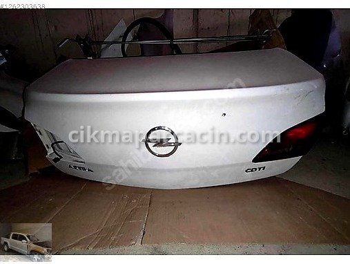 Opel Astra Bagaj Kapağı çıkma parça