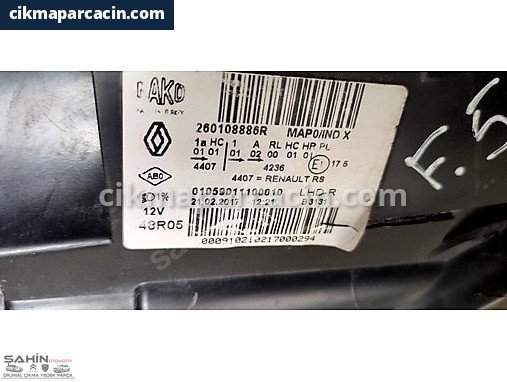 Renault Clio Far çıkma parça