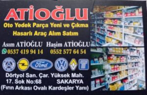 ATİOĞLU OTO ÇIKMA