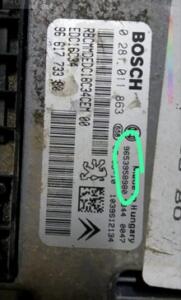 Citroen c4 motor beyni 9653958980 | ÇIKMA PARÇA