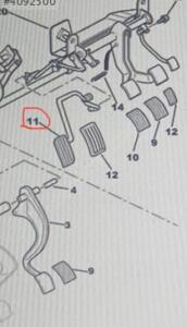 Citroen Saxo gaz pedalı 1601H6 | ÇIKMA PARÇA