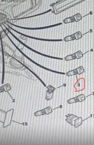 Citroen saxo güvenlik alarmı kumandası 6552NP | ÇIKMA PARÇA