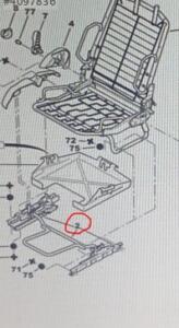 Citroen saxo koltuk kızağı 8916k6 | ÇIKMA PARÇA