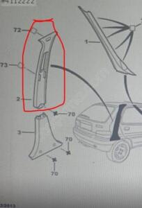 Citroen Saxo orta direk bakaliti 8328S7 | ÇIKMA PARÇA