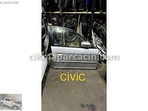 Honda Civic Sağ Ön Kapı çıkma parça