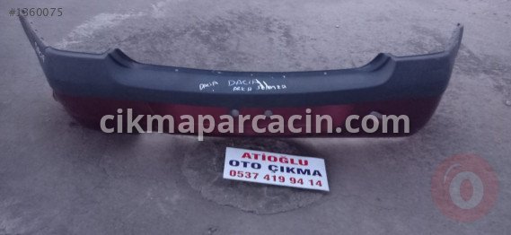 Dacia Logan Arka Tampon çıkma parça