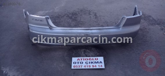 Honda Civic Arka Tampon çıkma parça
