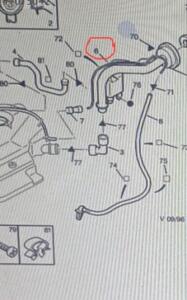 Peugeot 106 benzinli 1.4 Depo açık hava borusu 1505F0 | ÇIKMA PARÇA