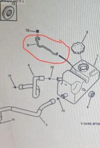 Peugeot 106 benzinli 1.4 Genleşme kabı mesnedi 130490 | ÇIKMA PARÇA OEM 130490