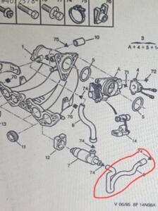 Peugeot 106 benzinli 1.4 ilave hava rakoru 162761 | ÇIKMA PARÇA OEM 162761