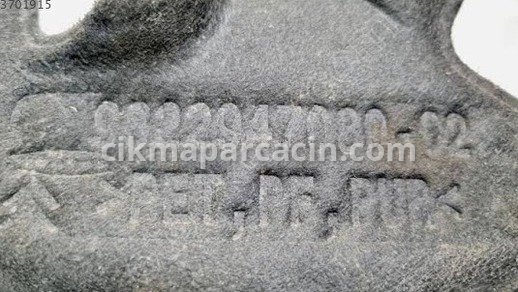 Peugeot Motor Kapağı/Üst Kapak çıkma parça