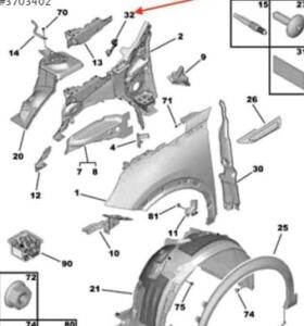 Peugeot 2008 şişebilen dolgu malzemesi 9822813680 | ÇIKMA PARÇA