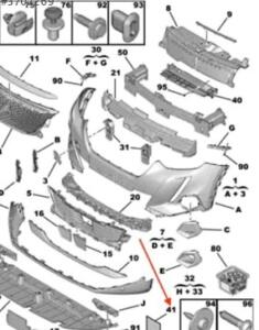 Peugeot 2008 tampon kapağı 9839248880 | ÇIKMA PARÇA