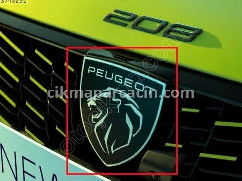 Peugeot 208 Amblem çıkma parça