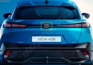 Peugeot 408 arka bagaj amblemi 98407279dx | ÇIKMA PARÇA