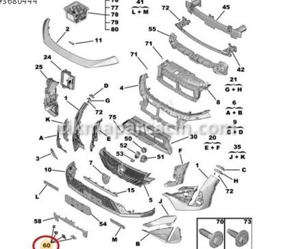 Peugeot Park Sensör Beyni çıkma parça