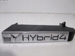 Peugeot 508 hybrid4 yazısı Orjinal sökme 9807178380 | ÇIKMA PARÇA