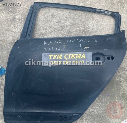 Renault Megane Sol Arka Kapı çıkma parça