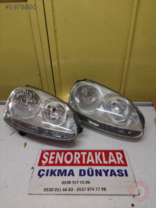 VOLKSWAGEN GOLF JETTA ORİJİNAL (HELLA) SAĞ ÖN FAR | ÇIKMA PARÇA