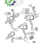 13125120 GAZ PEDALI CORSA C ALUMİNUM OEM 13125120