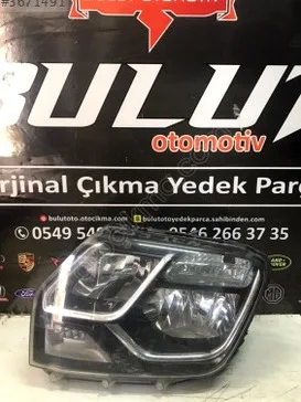 Dacia Duster Sol Ön Far çıkma parça - Bulut Otomotiv Orjinal Çıkma ve Yedek Parça İzmir