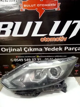 Nissan Qashqai Sağ Ön Far çıkma parça - Bulut Otomotiv Orjinal Çıkma ve Yedek Parça İzmir