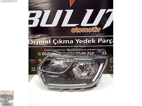 Dacia Duster Sağ Ön Far çıkma parça - Bulut Otomotiv Orjinal Çıkma ve Yedek Parça İzmir