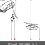 Renault Koleos Sis Farı Çerçevesi çıkma parça - BENİM PARÇACIM İstanbul