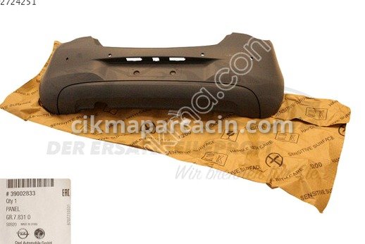 Opel Corsa Arka Tampon çıkma parça