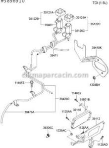 39420-2A200 VAKUM HORTUMU 03- GETZ