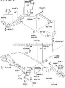 55510-2H000 VİRAJ DEMİRİ ARKA 08-11 DZL CEED İ30
