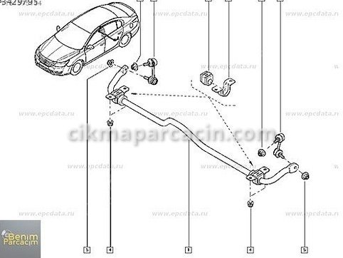Renault Latitude Viraj Demiri çıkma parça