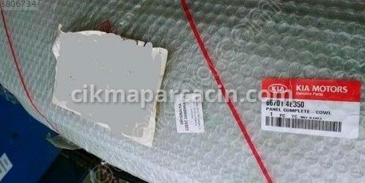 Kia Bongo Ön Panel çıkma parça