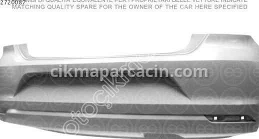 Volkswagen Polo Arka Tampon çıkma parça