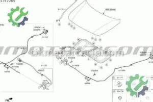 81190-H8000 KİA RİO 2017 SONRASI KAPUT TELİ