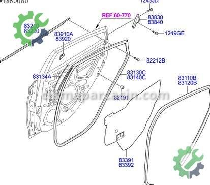 Hyundai Accent Kapı Airbag çıkma parça