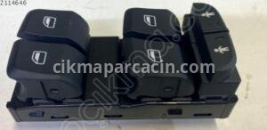 8V0959851D AUDİ A3 DÖRTLÜ CAM DÜĞMESİ ORJİNAL SIFIR