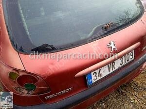 PEUGEOT 206 ARKA TAMPON VE TÜM PARÇALARI MEVCUTTUR | ÇIKMA PARÇA