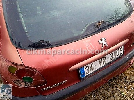 Peugeot 206 Bagaj çıkma parça