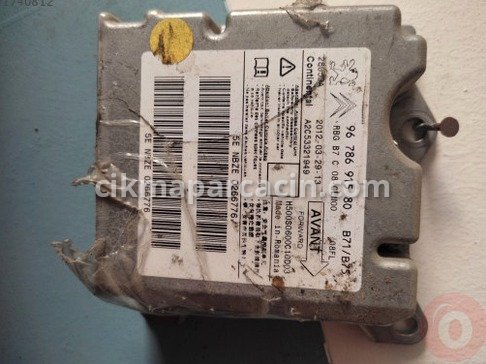 Citroen C3 Airbag Beyni çıkma parça