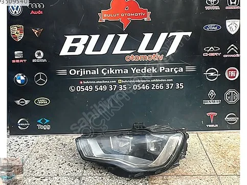 Audi A3 Sağ Ön Far çıkma parça - Bulut Otomotiv Orjinal Çıkma ve Yedek Parça İzmir
