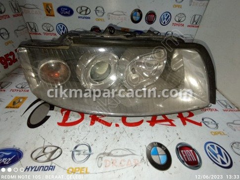 Audi A4 Sağ Ön Far çıkma parça