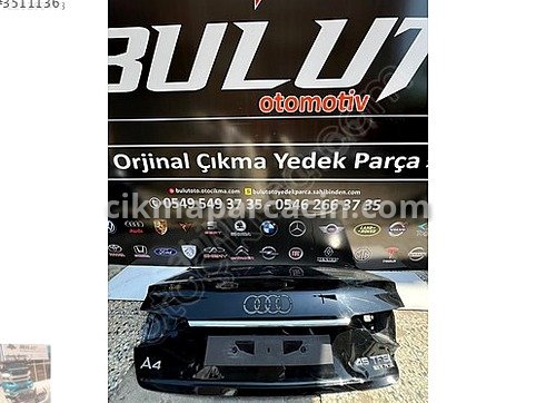 Audi A4 Bagaj Kapağı çıkma parça