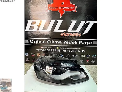 Audi A4 Sol Ön Far çıkma parça - Bulut Otomotiv Orjinal Çıkma ve Yedek Parça İzmir